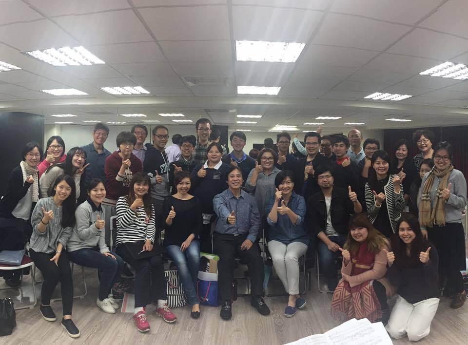 台中室內合唱團練習